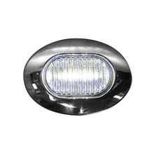 PLAFON DUAL 2 LEDS MINI OVAL AMBAR/BLANCO