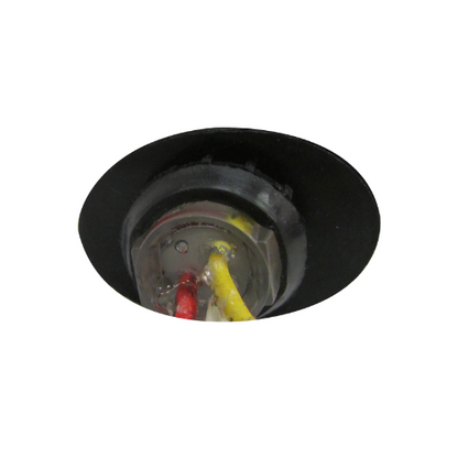 PLAFON DUAL 2 LEDS MINI OVAL AMBAR/BLANCO