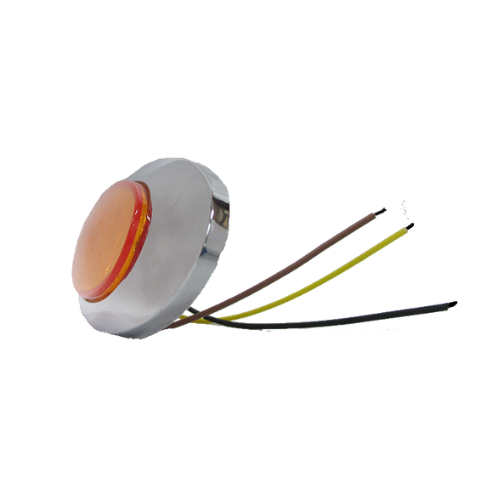 PLAFON 7 LEDS OVAL ESTR BASE CROM OVAL AMBAR