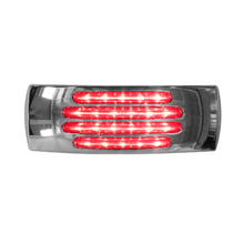 PLAFON 22 LEDS RECTANGULAR  MICA ROJA