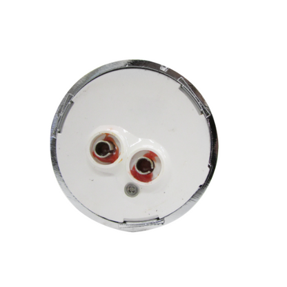 PLAFON 9 LEDS ROJO 2PG REDONDO MICA CRIST/TRANSP