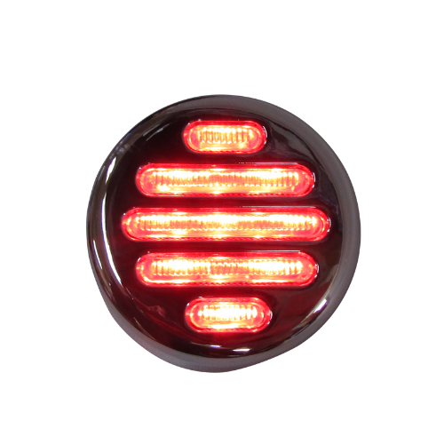PLAFON 9 LEDS ROJO2PG REDONDO ROJ MICA ROJ