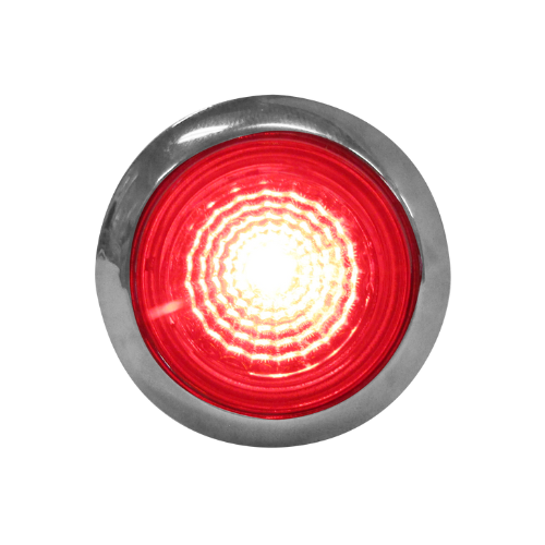 PLAFON 1 LED REDONDO MINI GIRO C/REFLECTOR ROJO