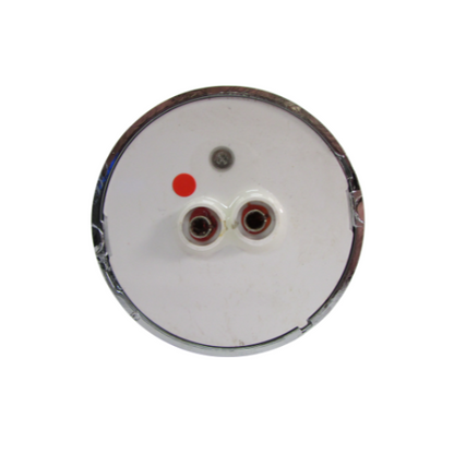 PLAFON 14 LEDS ROJO 2 1/2PG REDONDO MICA CRIST/TRANSP