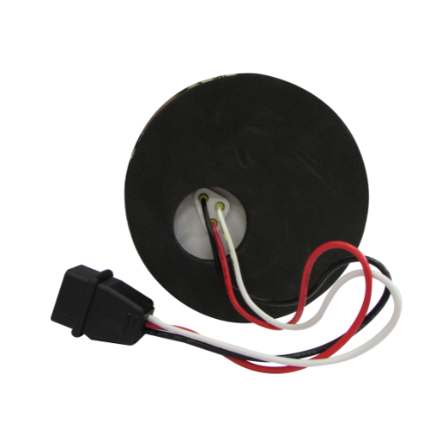 PLAFON 49 LEDS ROJO ALTA/BAJA REDONDO 4PG  MICA CRIST/TRANSP