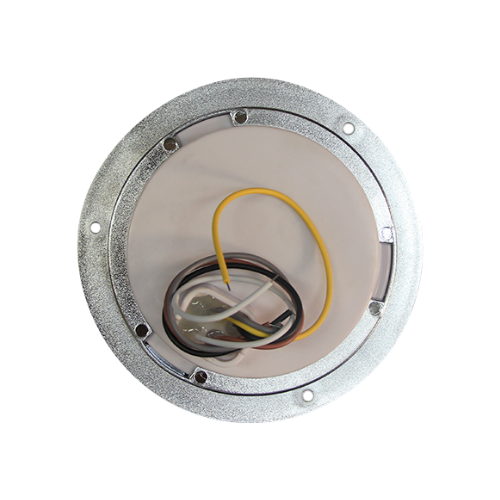 PLAFON 24 LEDS ESTR Y MOVIMIENTO B/CROM REDONDO 4" AMBAR