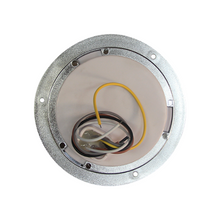 PLAFON 24 LEDS ESTR Y MOVIMIENTO B/CROM REDONDO 4" AMBAR