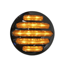 PLAFON 14 LEDS AMBAR 2 1/2" REDONDO MICA AMBAR