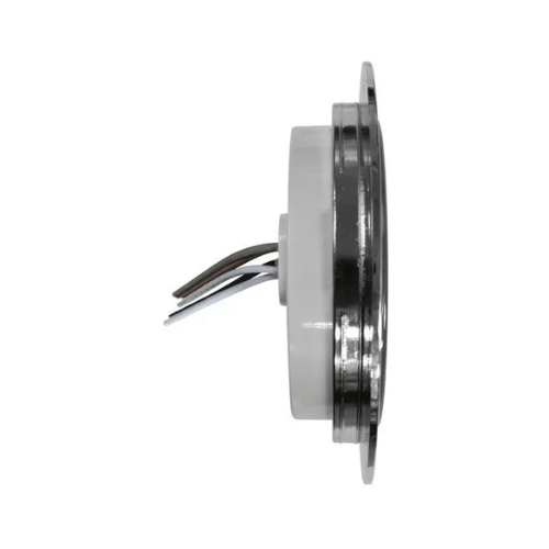 PLAFON 15 LEDS C/ARILLO GEL ALTA/BAJA Y ESTROBO 4" BCO