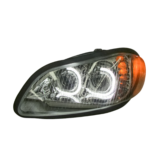 FARO IZQUEIRDO PARA FREIGHTLINER BUS C M2 LUZ LED FONDO CROM