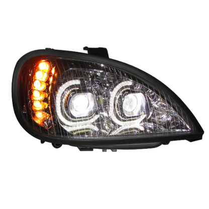 FARO DERECHO PARA FREIGHTLINER COLUMBIA 120 C/MICA LISA LUZ LED