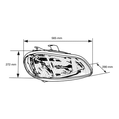 FARO PARA FREIGHTLINER BUS C M2 DERECHO