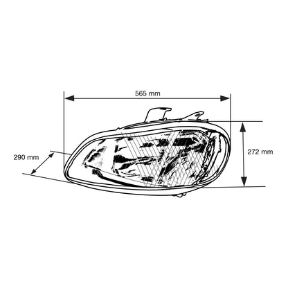 FARO PARA FREIGHTLINER BUS C M2 IZQUIERDO