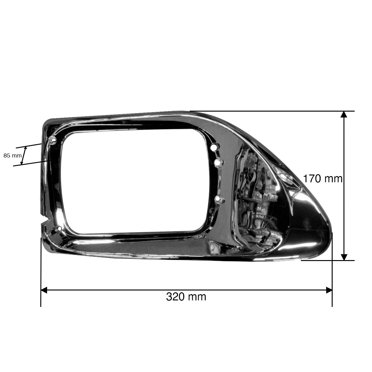 BISEL DE FARO DERECHO PARA INTERNATIONAL 9200 CROM