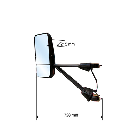 ESPEJO ELECTRICO PARA KENWORTH T-600 IZQ NEG