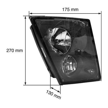 FARO DE DEFENSA NEBLINERO HALOGENO PARA VOLVO 3RA GEN 2 FOCOS DER