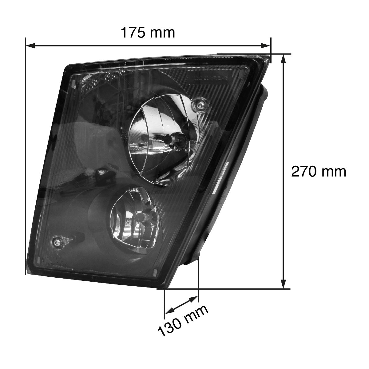 FARO DE DEFENSA NEBLINERO HALOGENO PARA VOLVO 3RA GEN 2 FOCOS IZQ