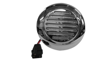 PLAFON 49 LEDS ROJO B/CROM ALTA/BAJA REDONDO 4"  MICA CRIST/TRANSP