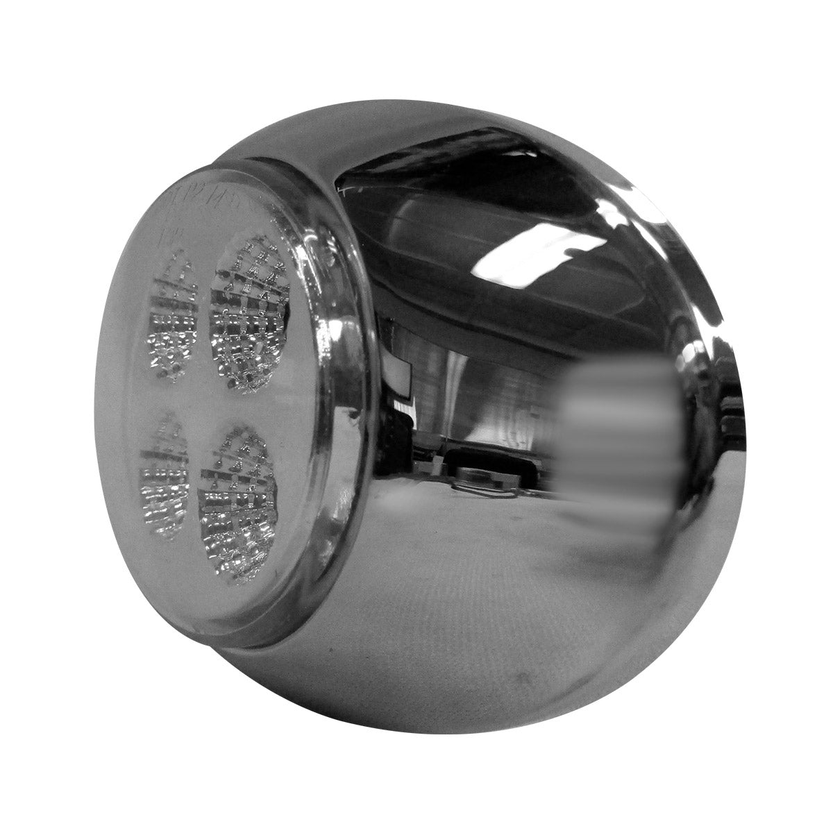 PLAFON DUAL 4 LEDS 3" AMBAR/BCO