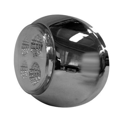 PLAFON DUAL 4 LEDS 3" AMBAR/BCO