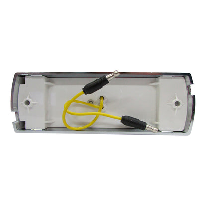 PLAFON 22 LEDS AMBAR RECTANGULAR MICA AMBAR