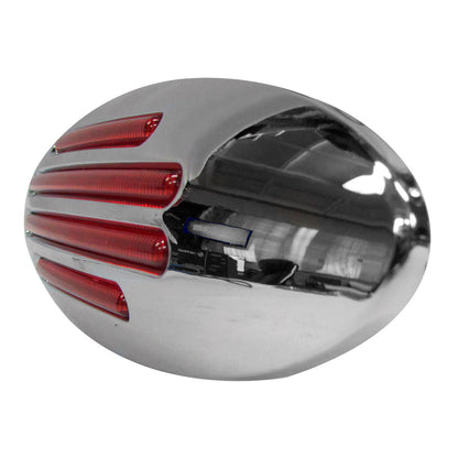 PLAFON 32 LEDS ROJO OVAL MICA ROJA