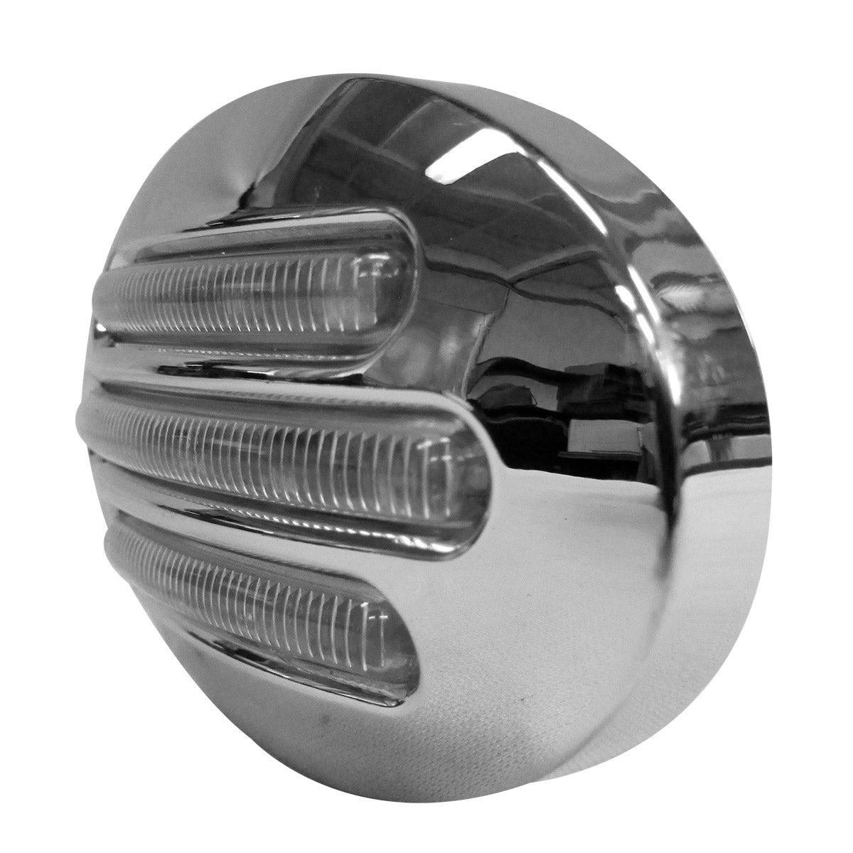 PLAFON 13 LEDS ROJO OVAL ROJ MICA CRIST/TRANSP