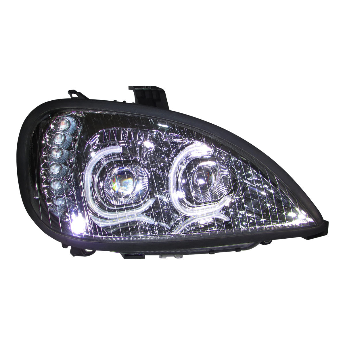 FARO DERECHO PARA FREIGHTLINER COLUMBIA 120 C/MICA LISA LUZ LED