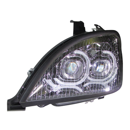 FARO IZQUIERDO PARA FREIGHTLINER  COLUMBIA 120 C/MICA LISA LUZ LED