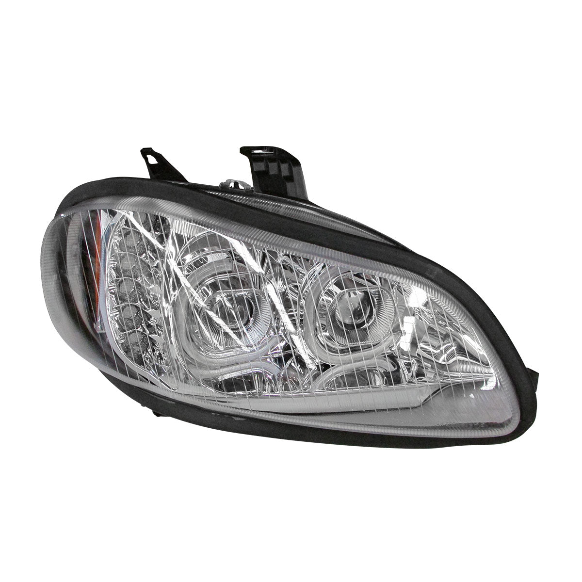 FARO DERECHO PARA FREIGHTLINER BUS C M2 LUZ LED FONDO CROM