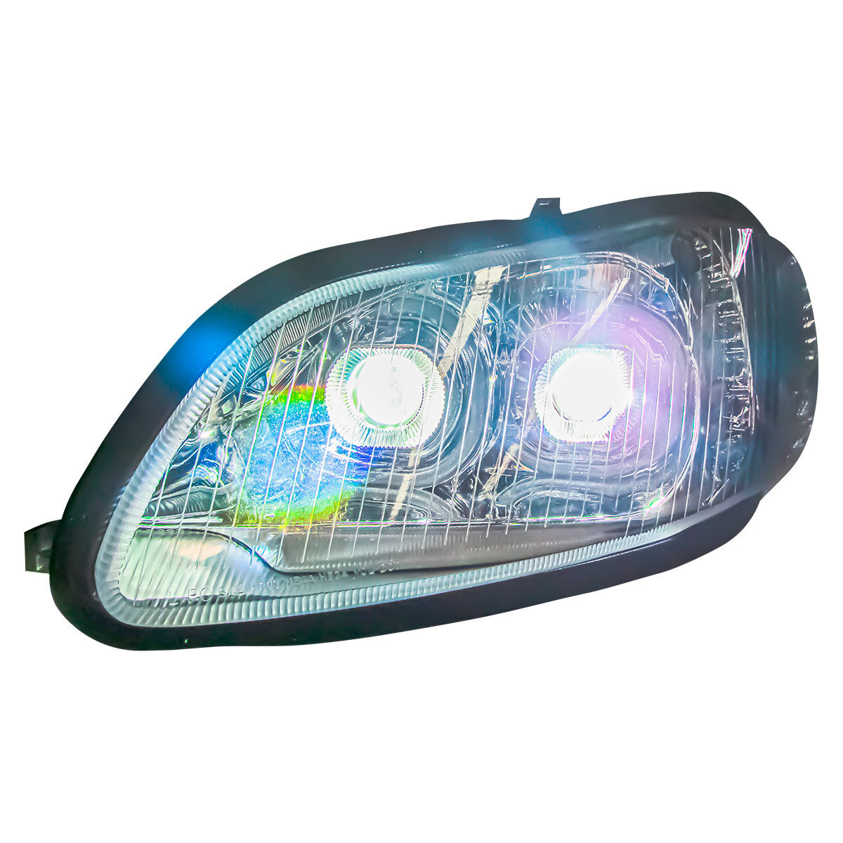 FARO IZQUEIRDO PARA FREIGHTLINER BUS C M2 LUZ LED FONDO CROM