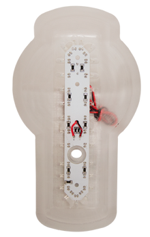 BASE DE EMBLEMA PARA KENWORTH 27 LEDS COLOR AZUL