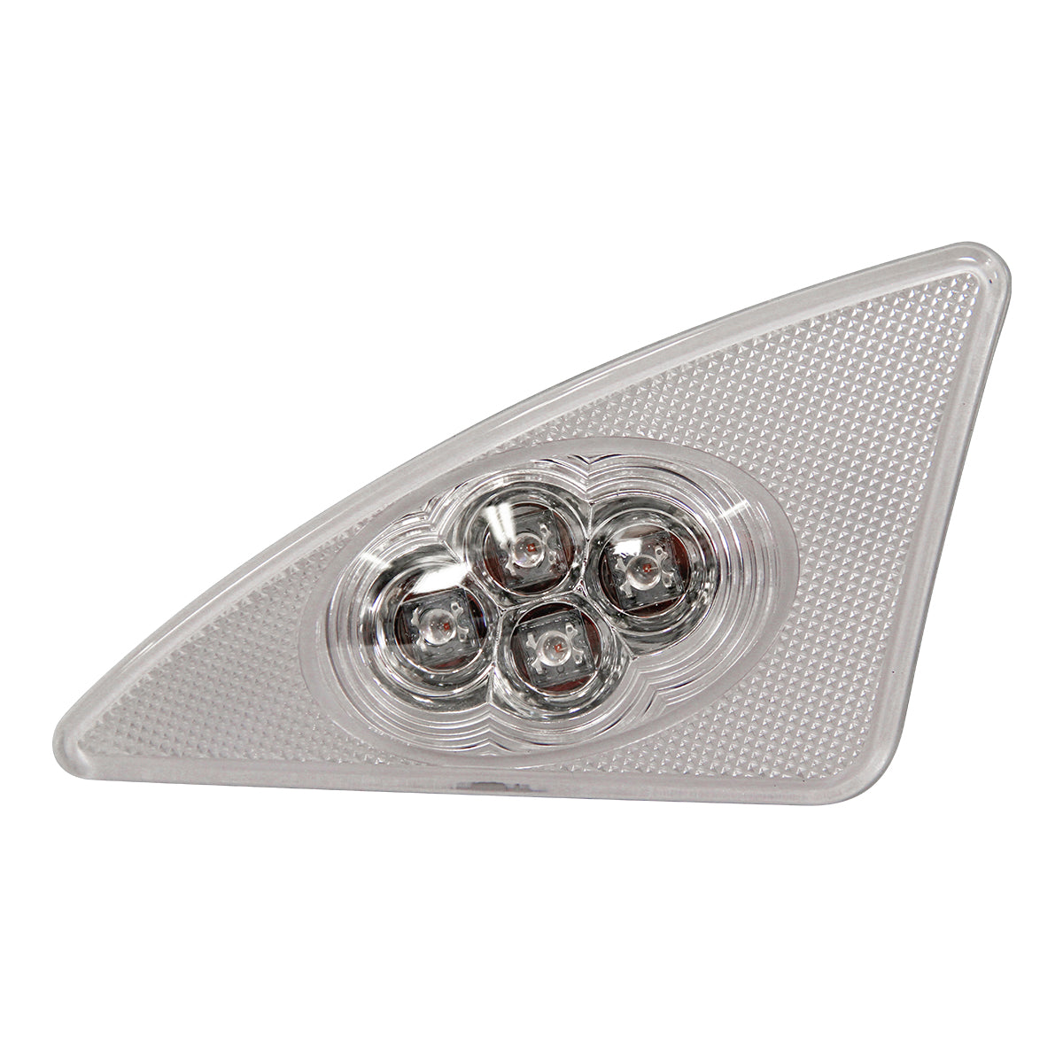 PLAFON DIRECCIONAL DERECHO PARA KENWORTH T-660 4 LEDS AMBAR MICA TRANSPARENTE