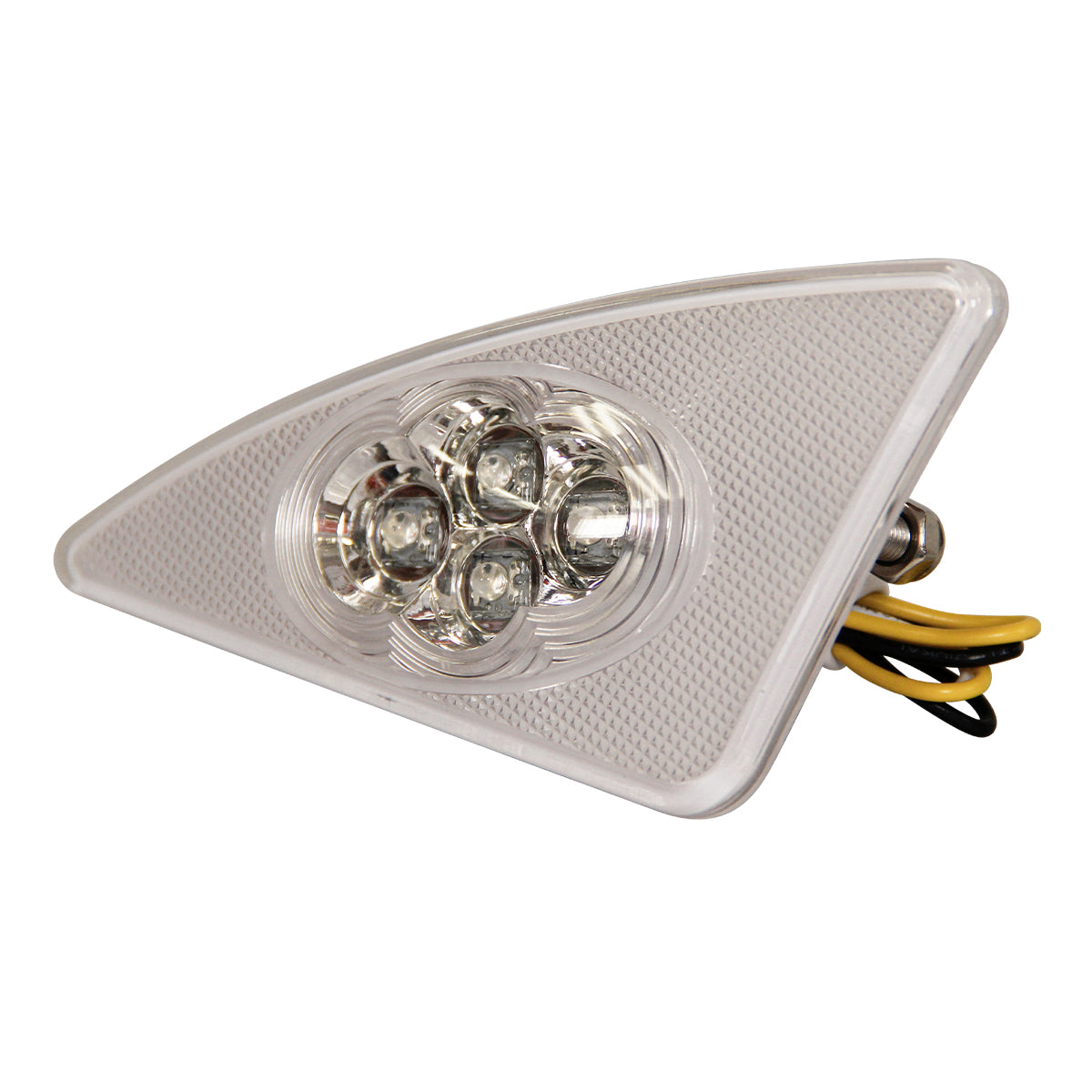 PLAFON DIRECCIONAL DERECHO PARA KENWORTH T-660 4 LEDS AMBAR MICA TRANSPARENTE