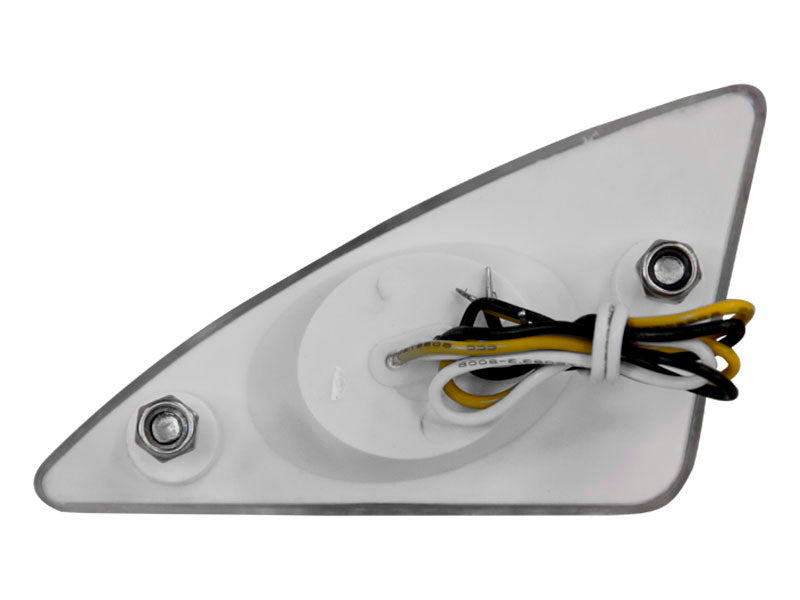 PLAFON DIRECCIONAL IZQUIERDO PARA KENWORTH T-660 4 LEDS AMBAR MICA TRANSPARENTE