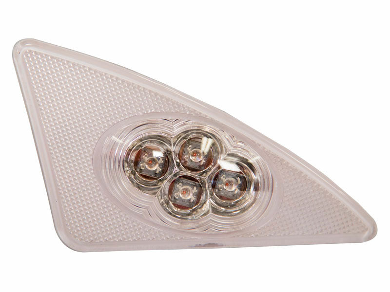 PLAFON DIRECCIONAL IZQUIERDO PARA KENWORTH T-660 4 LEDS AMBAR MICA TRANSPARENTE