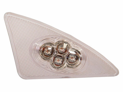 PLAFON DIRECCIONAL IZQUIERDO PARA KENWORTH T-660 4 LEDS AMBAR MICA TRANSPARENTE