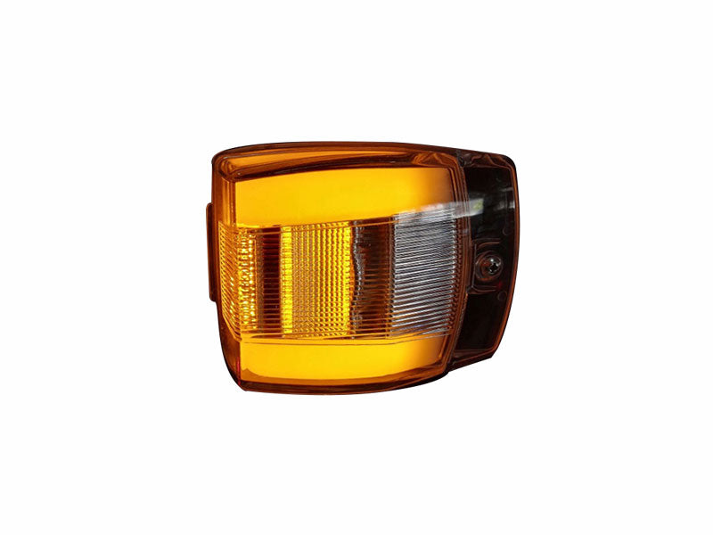 ZEPELLIN DE CABINA PARA KENWORTH 42 LEDS AMBAR MICA TRANSPARENTE