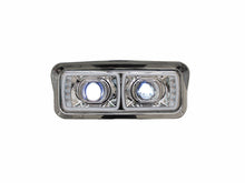 PORTAUNIDAD PARA KENWORTH T-800 LUZ LED OJO DE ANGEL FONDO CROM DER