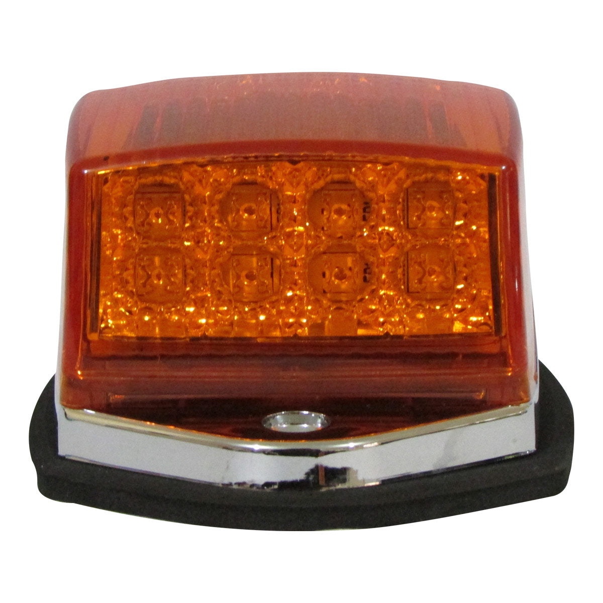 ZEPELLIN PARA KENWORTH 17 LEDS AMBAR BASE CROMO