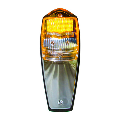 ZEPELLIN DE CABINA PARA KENWORTH 17 LEDS AMBAR MICA TRANSPARENTE