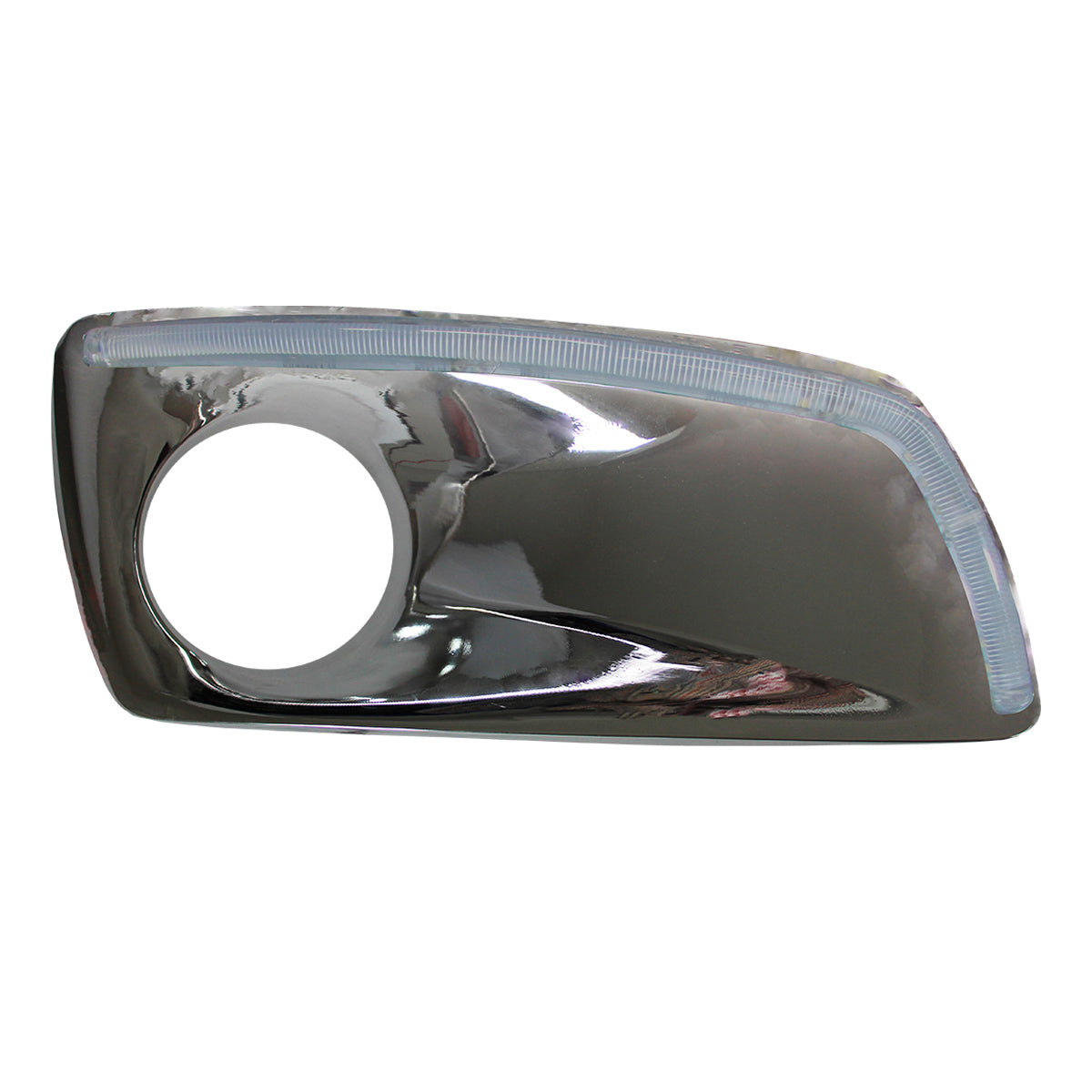 BISEL DERECHO CROMADO C/LED BLANCO P/KENWORTH T-660