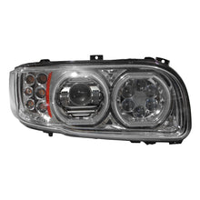 FARO LED DERECHO C/OJO DE ANGEL PARA PETERBILT 389 FONDO CROM