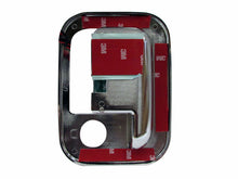 CUBIERTA DE MANIJA PARA PUERTA 6 LEDS ROJO CROM IZQ