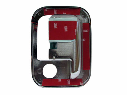 CUBIERTA DE MANIJA PARA PUERTA 6 LEDS ROJO CROM IZQ