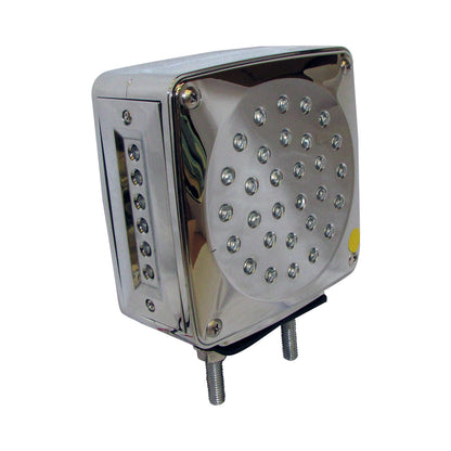 DIRECCIONAL 2 TORNILLOS 66 LEDS AMBAR/ROJO CUADARO DER