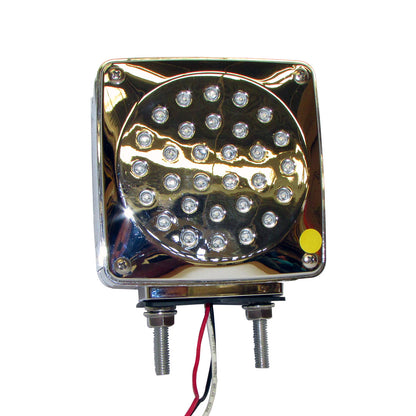 DIRECCIONAL 2 TORNILLOS 66 LEDS AMBAR/ROJO CUADARO DER