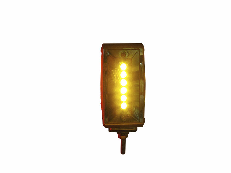 DIRECCIONAL 2 TORNILLOS 66 LEDS AMBAR/ROJO CUADARO IZQ