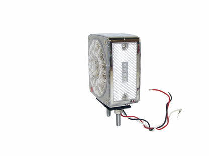 DIRECCIONAL 2 TORNILLOS 38 LEDS AMBAR Y ROJO CUADRADO DER