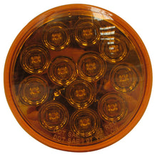 PLAFON 12 LEDS 4" AMBAR